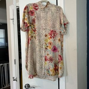 JOHNNY WAS Hera Calia Boho button down shirt